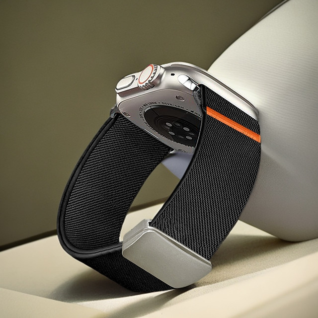 Magnetisches Armband, Textil, Schwarz, Unisex, für Apple Watch - Bild 1