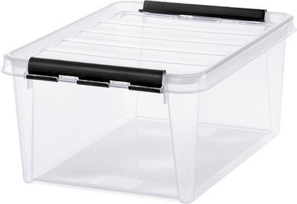 SmartStore Aufbewahrungsbox Classic mit Deckel, 14 l, transparent, B/T/H: 40,0 x 30,0 x 18,0 cm - Bild 1