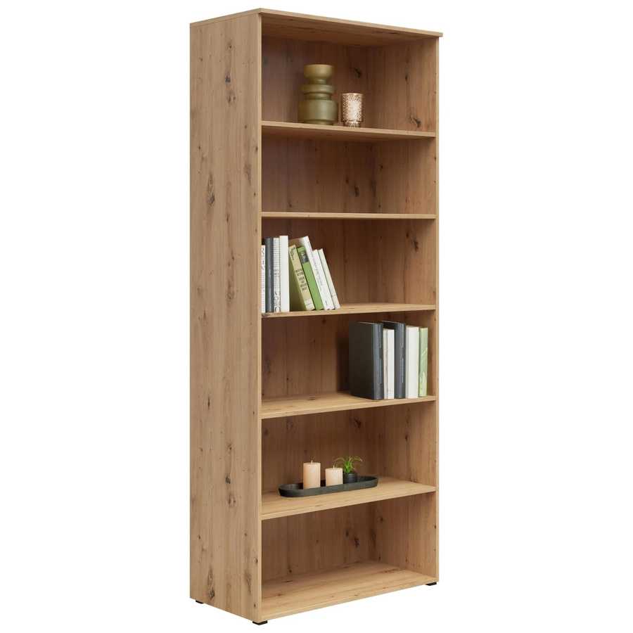 Mömax Regal Multistauraum Eiche Artisan in Braun und Beige mit verstellbaren Regalböden, H: 195,0 cm, B: 40,0 cm, T: 5,0 cm - Bild 2