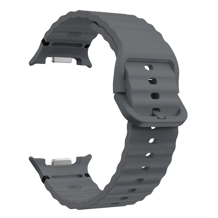 Samsung Uhrenarmband Silikon, Schwarz, Unisex - Bild 2