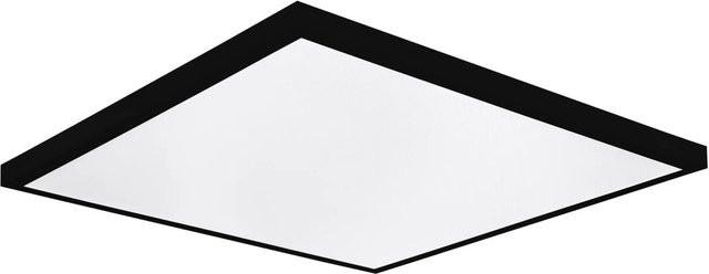 Eglo LED-Panelleuchte Pietrangeli Schwarz CCT, B/T/H: 59,5 x 59,5 x 1,0 cm - Bild 1