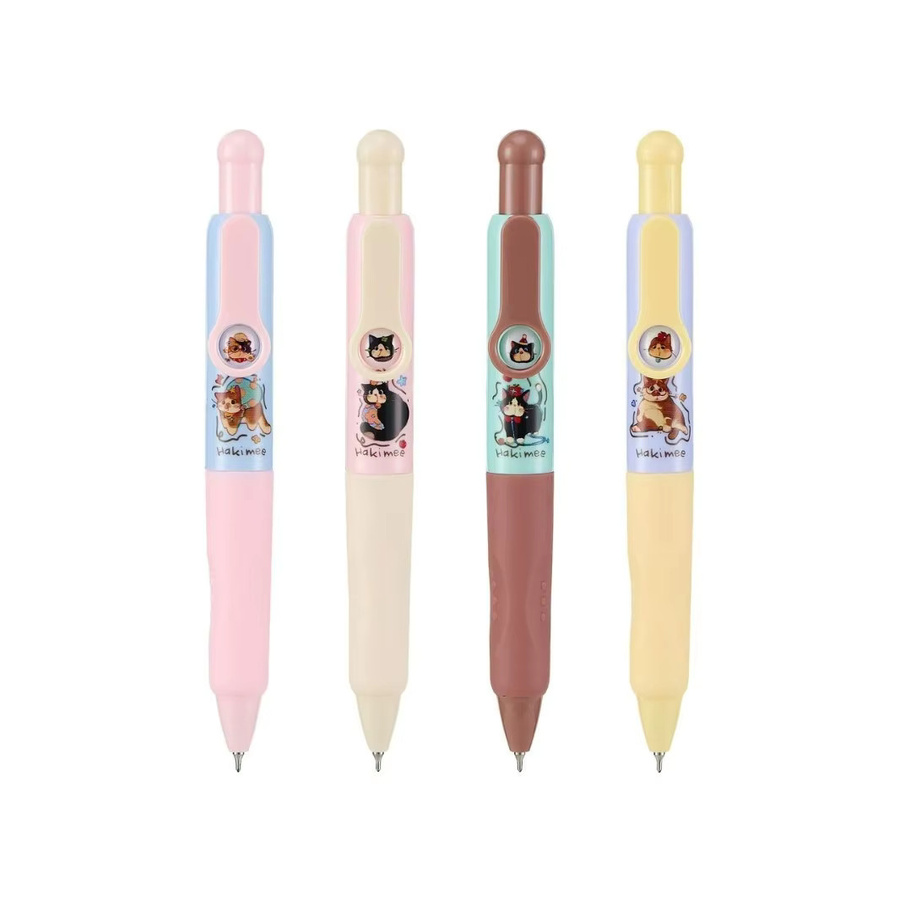 Hachimi Mambo Jump Jump Pocket Pen 4er-Pack Gelstifte in verschiedenen Farben mit lustigen Gesichtsausdrücken und schnell trocknender Tinte - Bild 3