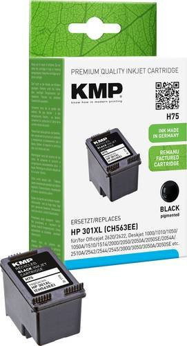 KMP Druckerpatrone kompatibel mit HP 301XL CH563EE in Schwarz - Bild 1