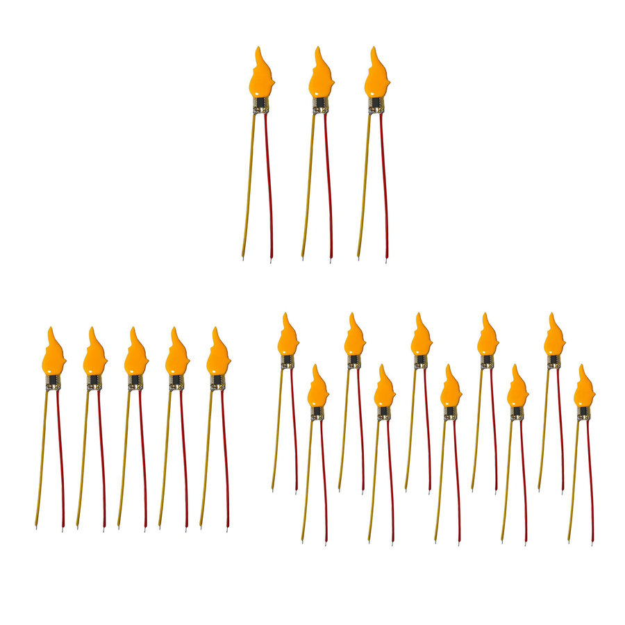 APWIKOGER LED-Flammeneffekt-Glühbirnen mit Blitzkerzen-Effekt für Weihnachts- und Partydekoration, 2200K Warmweiß, 3V - Bild 2