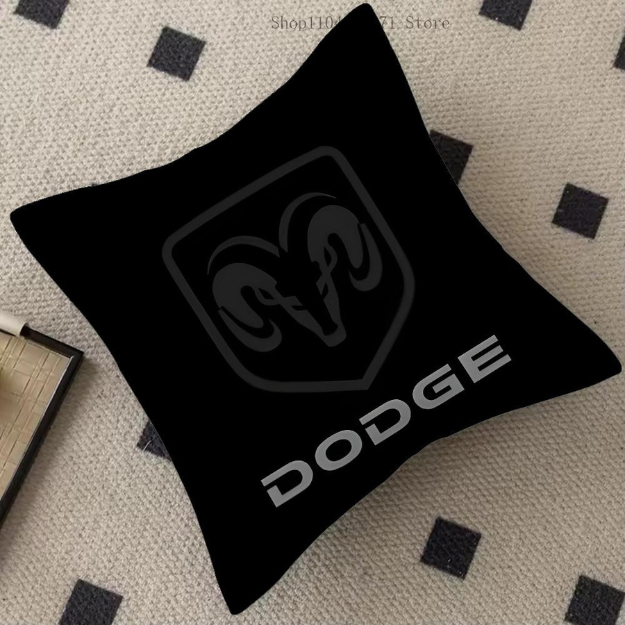 D-DODGE Kissenbezug quadratisch in Schwarz aus Polyester mit Grafikdesign, Breite: 45,72 cm, Breite: 45,72 cm, Höhe: 45,72 cm - Bild 4