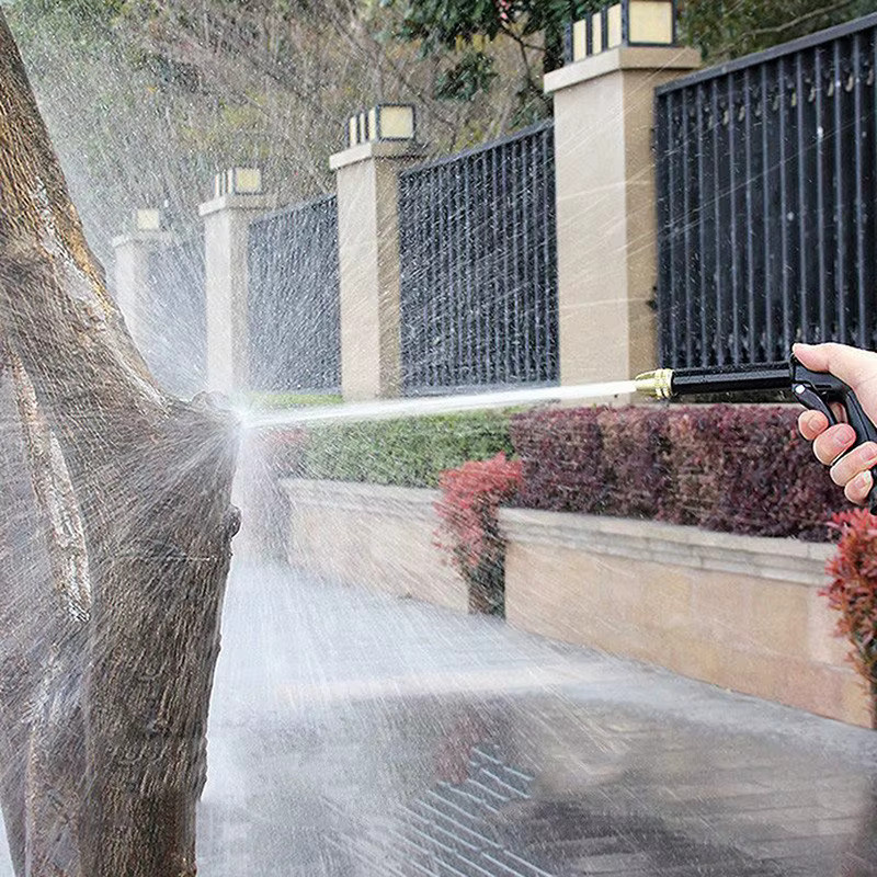 Einstellbare tragbare Hochdruck-Wasserpistole aus Aluminium in Schwarz für die Autoreinigung und Gartenbewässerung - Bild 3
