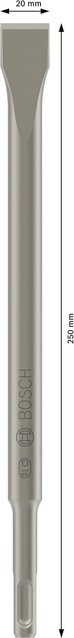 Bosch Flachmeißel mit SDS-plus-Aufnahme in Silber, Länge: 25,0 cm, Breite: 2,0 cm - Bild 2