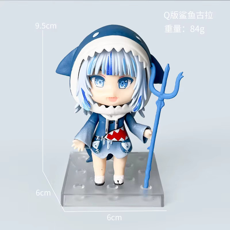 Bandai Anime Arona Gawr Gura Mika Filo Q-Version Figur, PVC-Set - Bild 2