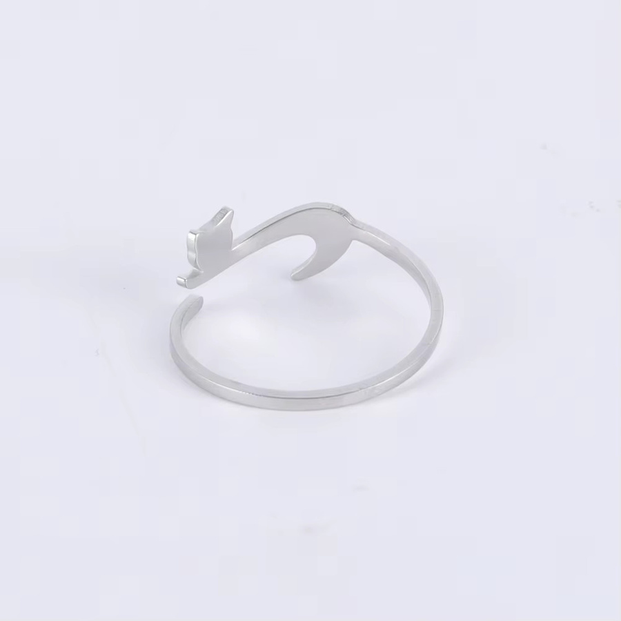 lemegeton Ring, Katze, Silber, Damen - Bild 1