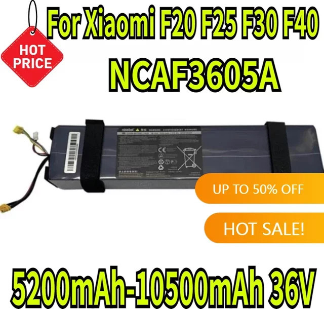Xiaomi Akku für Ninebot Elektroroller F20 F25 F30 F40, 36V, 5200mAh - Bild 1