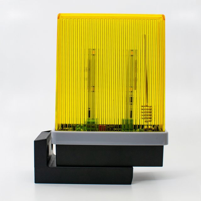Scimagic-RC Garagentor-Warnleuchte in Gelb mit IP54 Wasserdichtigkeit und AC/DC 12–265 V Betrieb - Bild 1