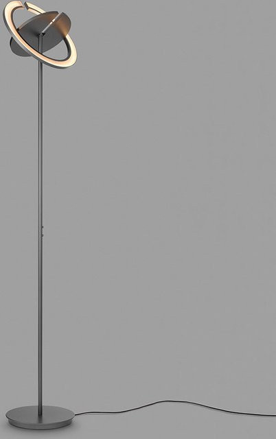 Holtkötter SuperNova Linear LED-Deckenfluter in Platin, dimmbar mit dim2warm (2200K - 2900K), Silber, B/T/H: 185 x 90 x 147 cm - Bild 1