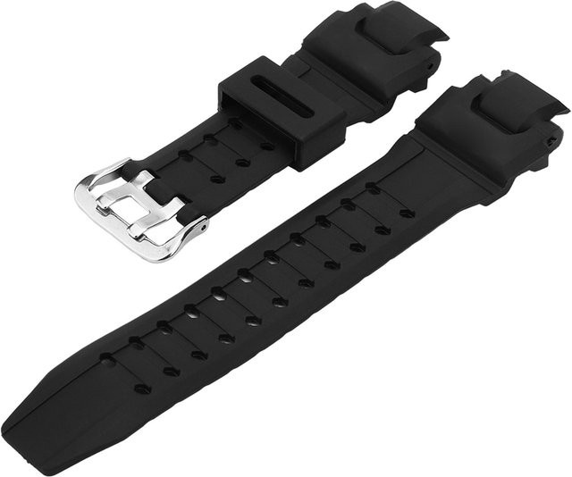 Uhrenarmband PU-Leder, Schwarz, Herren - Bild 1