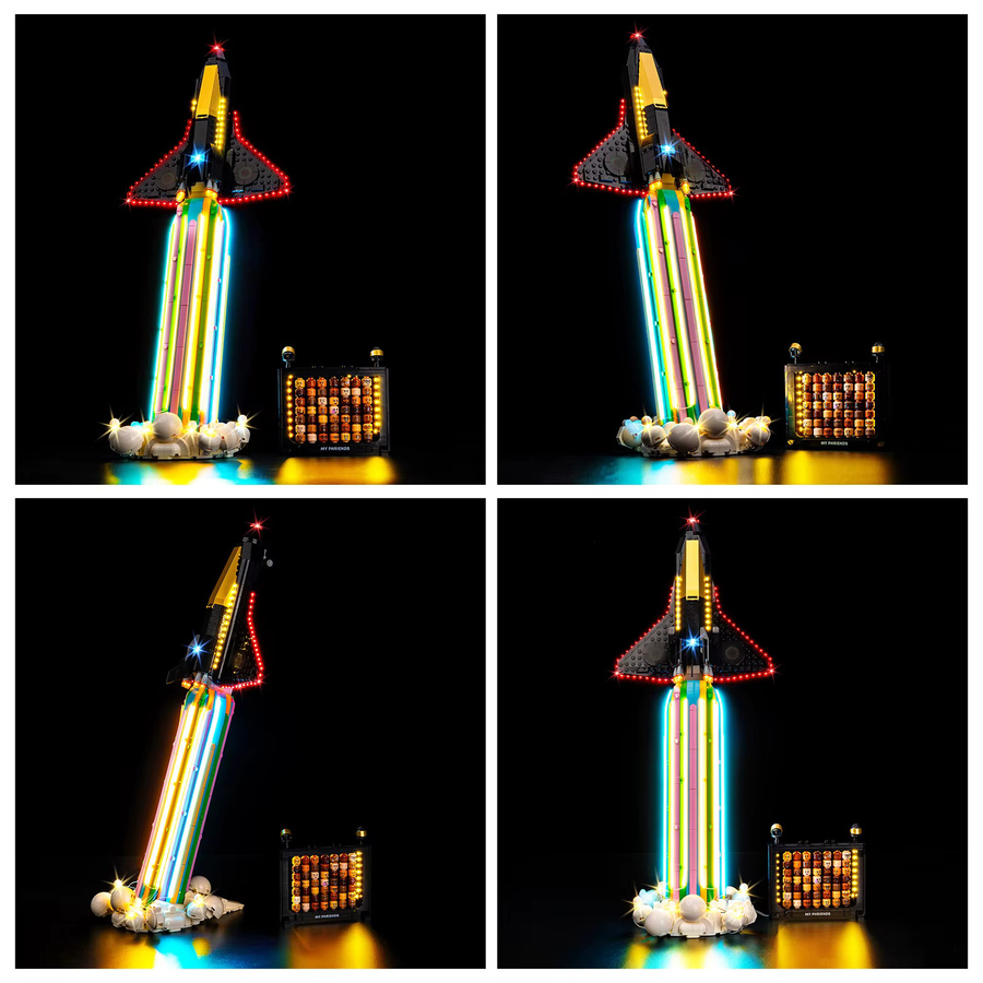 BlockGlow LED-Beleuchtungsset für LEGO Over The Moon, multicolor - Bild 4