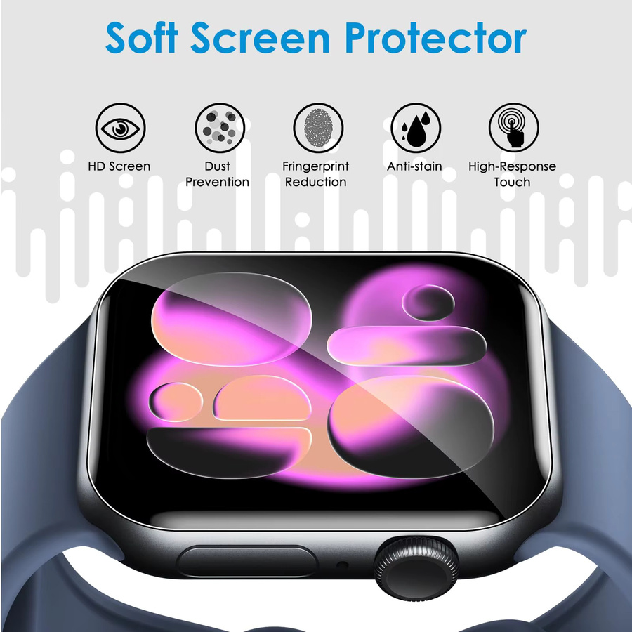 yunfook Displayschutzfolie TPU, transparent, Unisex - Bild 2