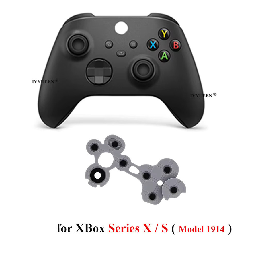 IVYUEEN Ersatz-Reparaturset für Xbox Series X S Controller mit leitfähigen Gummiknöpfen und Kontaktpads in Grau, 3 oder 10 Stück - Bild 2
