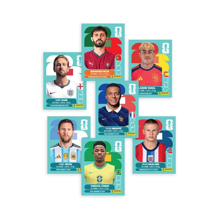 Panini FIFA Weltmeisterschaft, Aufkleber-Sammlung Blind Box, Sportkarten - Bild 3