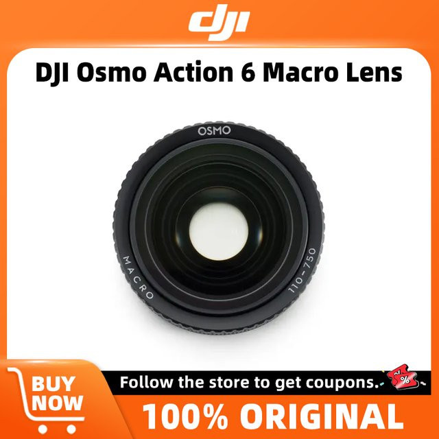 DJI Osmo Action 6 Makroobjektiv in Schwarz mit einstellbarer Brennweite von 11 cm bis 75 cm - Bild 1