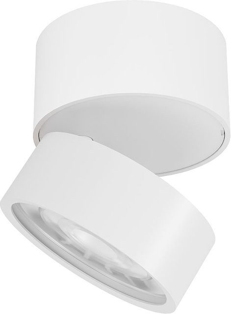LUX-IT Swing 75 Round LED-Deckenstrahler 1-flammig in Weiß, dimmbar, warmweiß 2700K - Bild 1