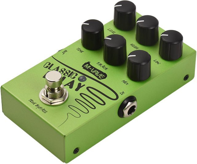M-VAVE Gitarren-Delay-Effektpedal mit 2-Band-EQ in Grün - Bild 1