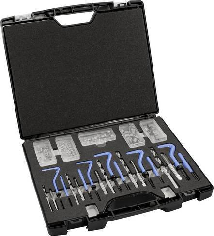 Exact 40335 Gewindereparatursatz 130-teilig in Schwarz für M5, M6, M8, M10, M12 - Bild 1