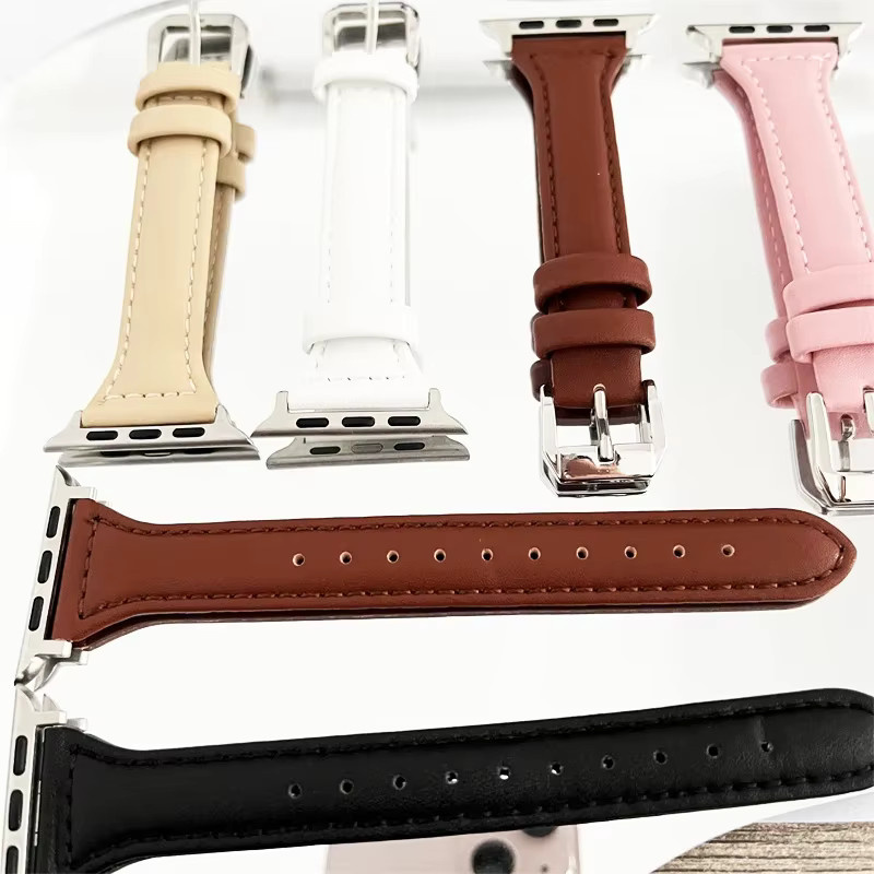 PEO Uhrenarmband Leder, Minimalistisch - Bild 1