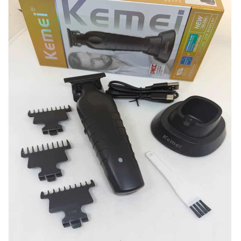 Kemei Elektrischer Haarschneider, Schwarz, Unisex - Bild 6