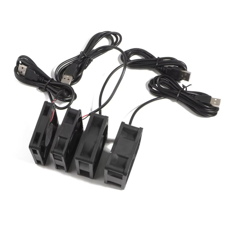 OOTDTY USB-Lüfter CPU-Kühler 5V Schwarz für Computer und Server, leise Kühlung mit 2008-2010 U/min - Bild 4