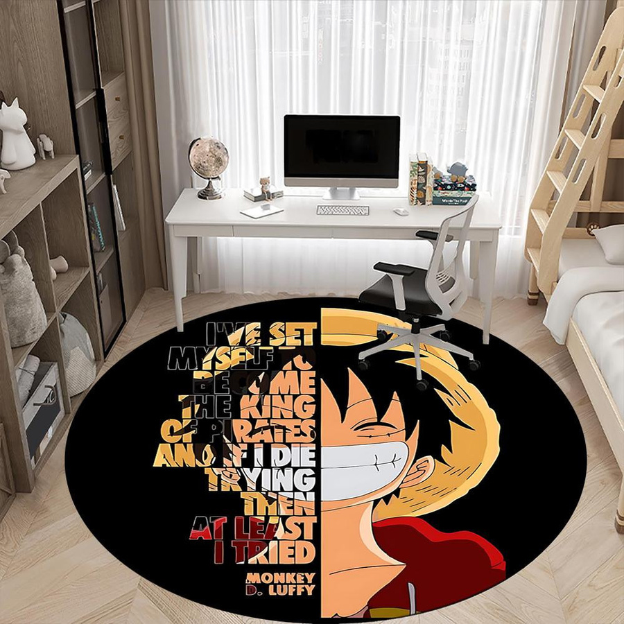 Runder Teppich One Piece von Yi Xin One, Mehrfarbig, Durchmesser: 80 cm - Bild 3