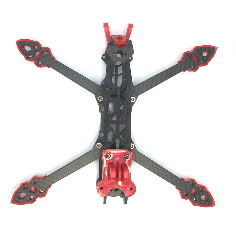 YSIDO Mark4 5-Zoll FPV Carbonfaser-Rahmen für Freestyle und Langstrecke, Schwarz, Radstand: 225 mm - Bild 2