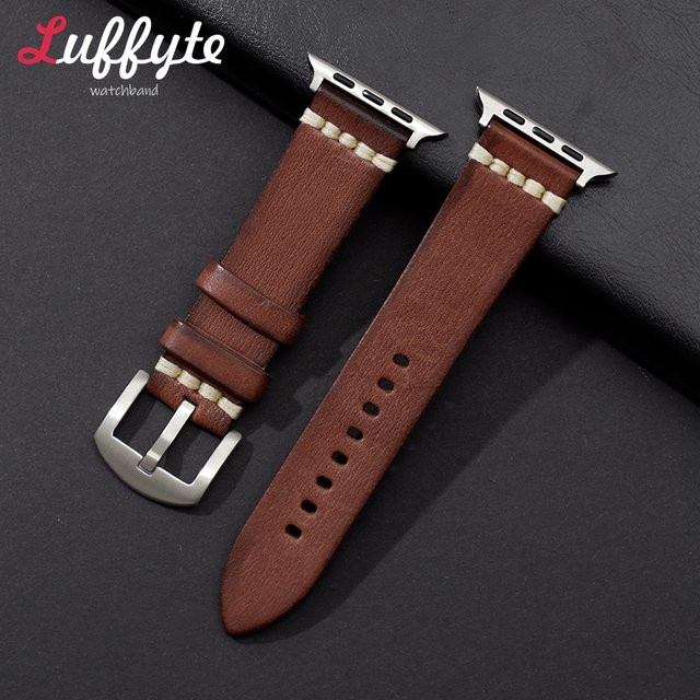 luffyte Uhrenarmband Leder, Unisex - Bild 1
