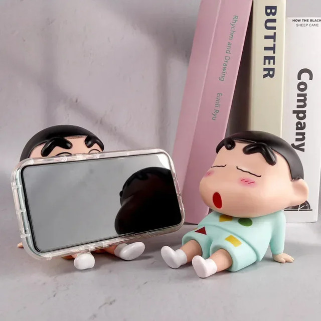 Keeppley Crayon Shin-Chan Anime-Figur Handyhalter, Telefonständer, Dekoration - Bild 1