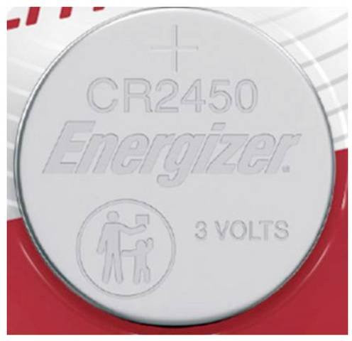 Energizer CR2450 Lithium Knopfzelle 3V mit 620 mAh in Silber - Bild 1