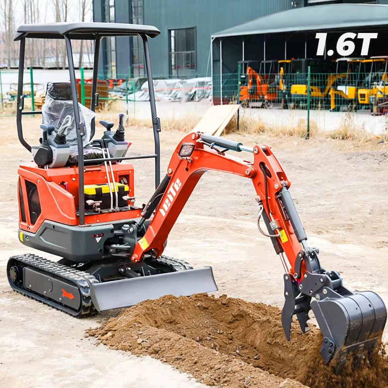Multifunktionaler Mini-Bagger LEITE mit Klimaanlage für die kommunale Nutzung und Obstplantagen, 1 bis 2 Tonnen, Euro 5 Standard - Bild 3