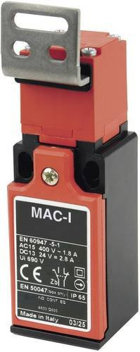 Panasonic MA155T84X11 Endschalter mit Metallhebel in Rot, 400 V/AC, 10A, gerade tastend, IP65 - Bild 1