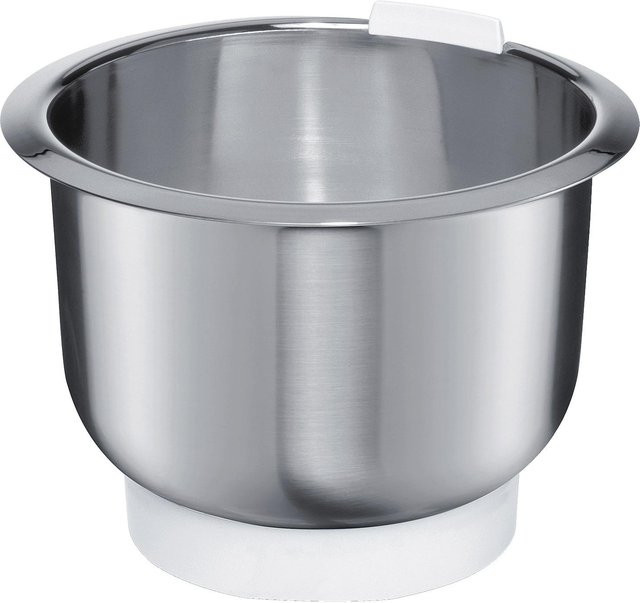 Bosch Rührschüssel MUZ4ER2 aus Edelstahl in Silber, rund - Bild 1