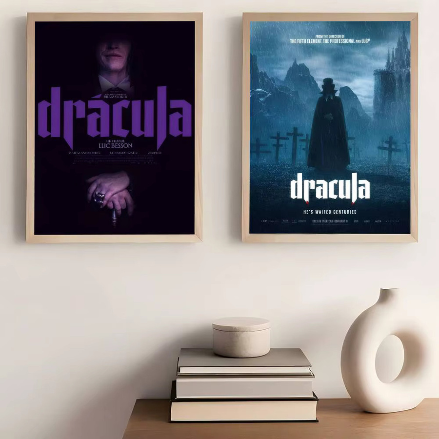 Selbstklebendes Poster Dracula A Love Tale im Vintage-Stil für deine Heimdekoration, B: 15,0 cm, H: 10,0 cm - Bild 5