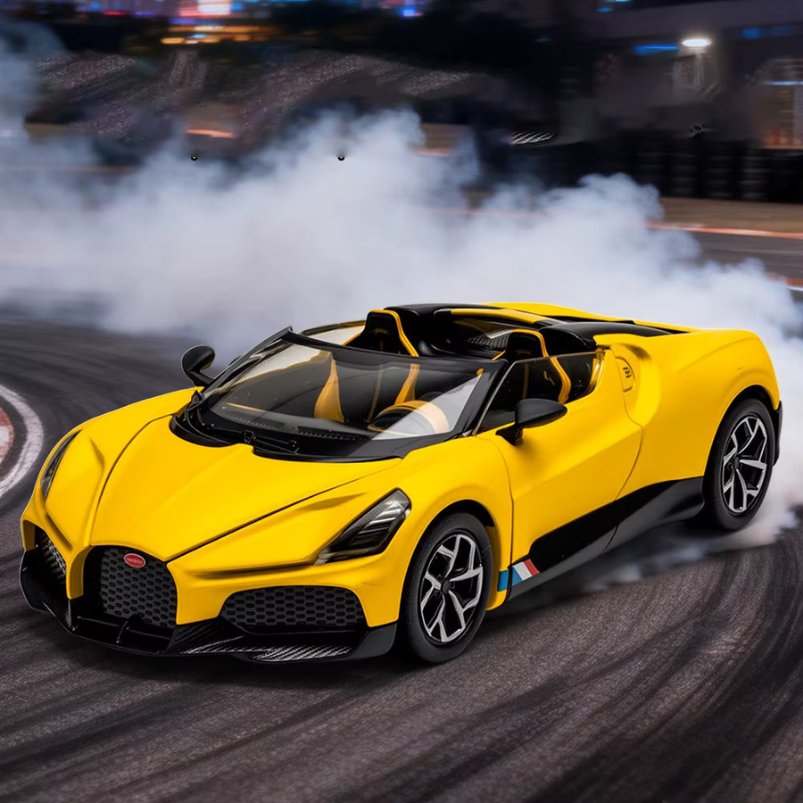 WELLY Mistral W16 Supercar, Legierungsauto, 1:32, Metall, Gelb - Bild 2