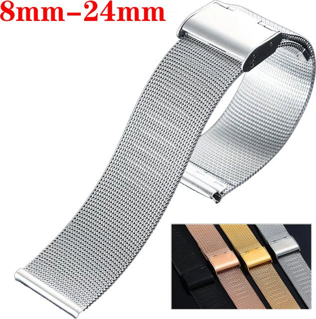 Uhrenarmband Milanaise, Edelstahl, Unisex - Bild 1
