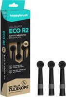 happybrush ECO R2 Aufsteckbürsten Allblack, Unisex - Bild 1