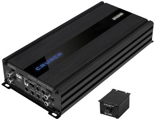 Crunch GTO3750 2-Kanal Endstufe 1000W in Schwarz mit Lautstärke-, Bass- und Höhenregelung Universal - Bild 1