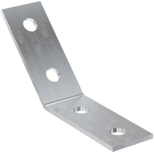 Fischer Montagewinkel FAF 4/135° gvz aus verzinktem Stahl, Silber, 25 Stück - Bild 1