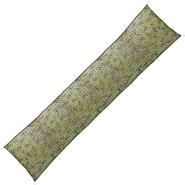 vidaXL Tarnnetz mit Aufbewahrungstasche aus Polyester, Grün, B: 8 m, H: 1,5 m - Bild 1