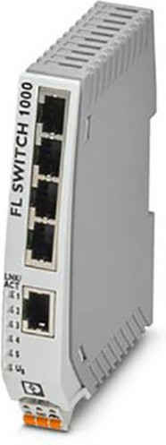 Phoenix Contact FL SWITCH 1005N Industrial Ethernet Switch, grau - Bild 1