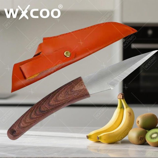 WXCOO Professionelles Obstmesser aus Edelstahl mit Holzgriff - Bild 1