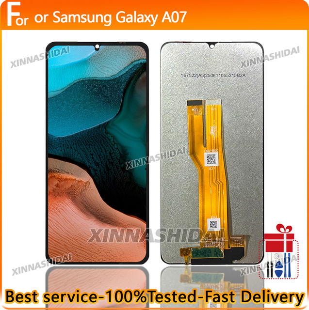 Samsung Galaxy A07 TFT LCD Display mit Touchscreen Digitizer in Schwarz ohne Rahmen - Bild 1