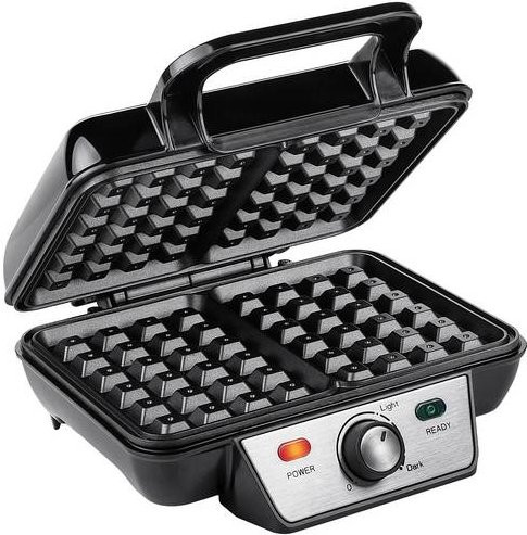 Tristar Waffeleisen WF-2195 in Schwarz und Silber - Bild 1