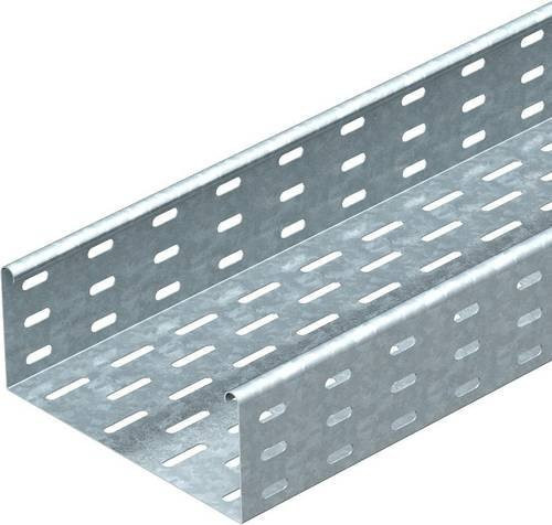 OBO Bettermann Kabelrinne 6057500, Farbe: Silber, B/H/L: 500,00 x 85,00 x 300 cm - Bild 1