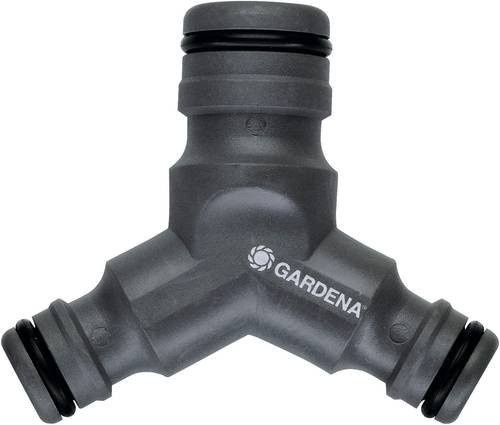 Gardena Profi-System Y-Reduzierstück Steckkupplung aus Kunststoff mit 3/4 Zoll Eingang und 2 x 1/2 Zoll Ausgängen - Bild 1