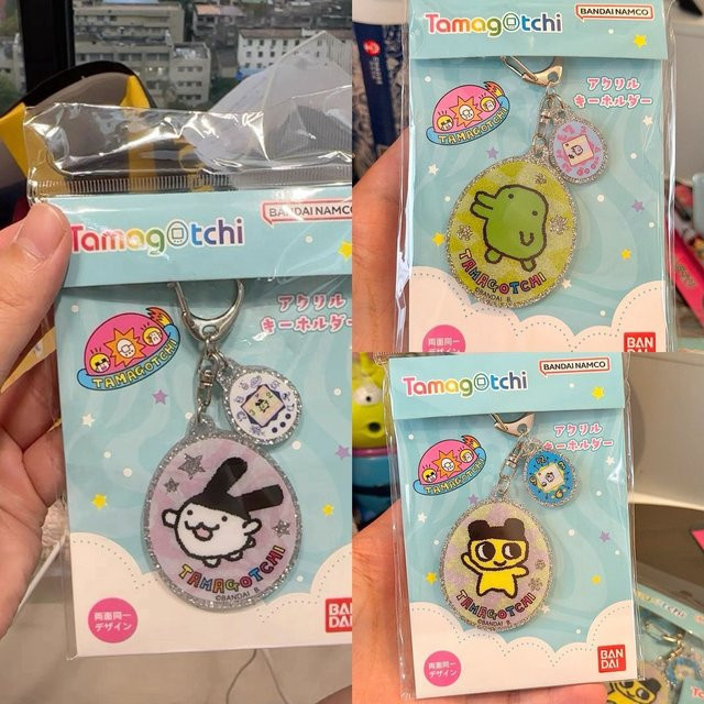 Bandai Tamagotchi Glänzender Acryl-Schlüsselanhänger, Anime-Merchandise, Unisex - Bild 1